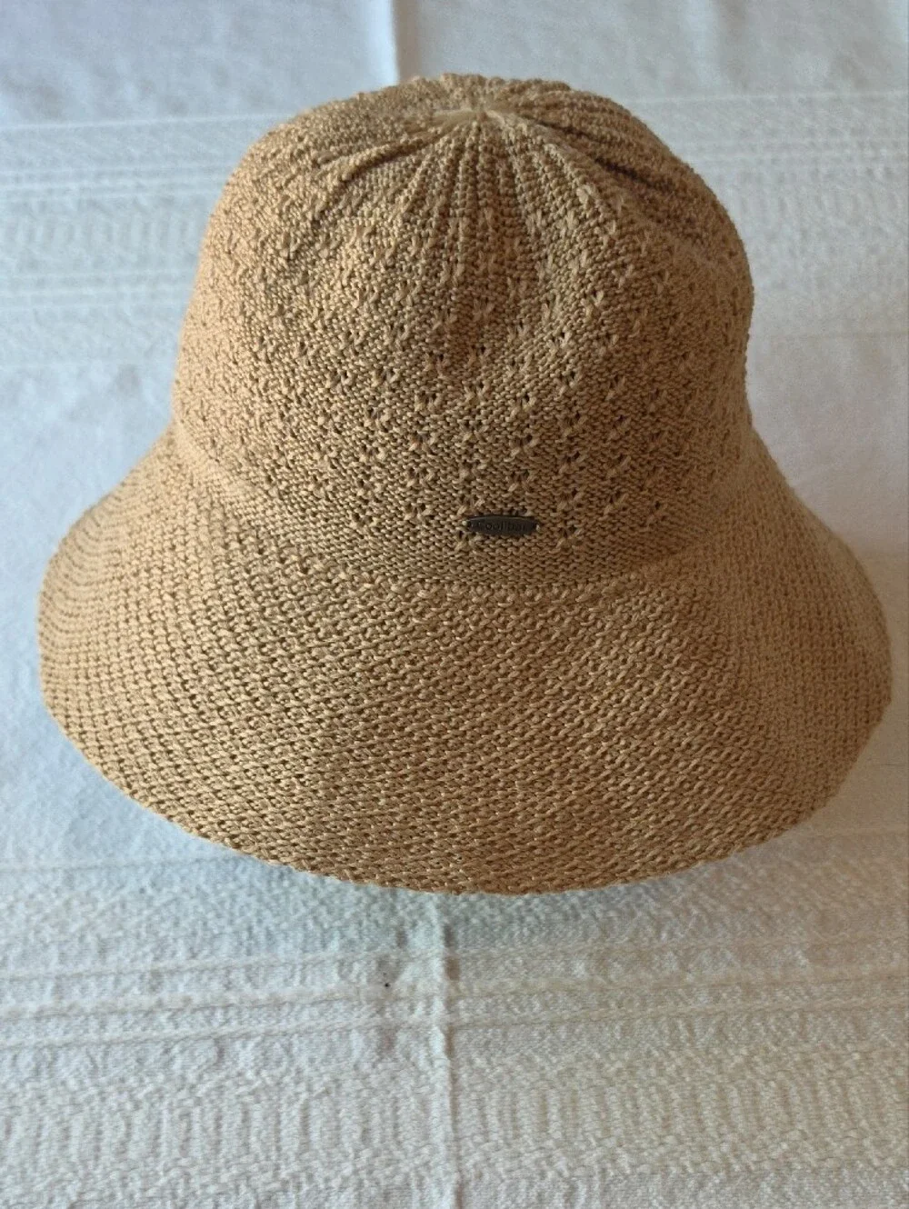 Coolibar Tan Crochet Bucket Hat - Women's Sun Protection